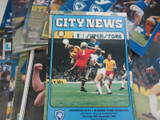 Huge Job Lot 110 Vintage Leicester City Football / Soccer Club Programmes