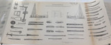 RARE 1883 Well Boring Machinery Lithograph Print. #104