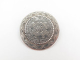 Quality Aztec Mayan Calendar Sterling Silver Brooch / Pendant 23.6g