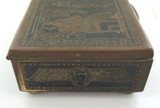 WW2 Egyptian Souvenir Metal & Wood Decorative Cigarette Box.