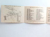 Vintage 1959 Gun Operating Instructions - Star Pistol Model DK. .380 Auto