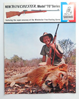 1964 Winchester Model 70 Series Rifle Gun Catalogue Flyer