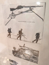 2 x Vintage Military Photograph Collage Posters. Machine guns, soldiers etc