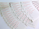 Group lot of Vintage Winchester Gift Certificate Slips. Sequential order lots