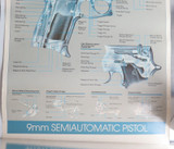 Original Smith & Wesson 9mm Pistol Poster