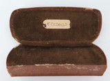 Early 1900s Western Optical P/L Orange & Dubbo Rose Coloured Glasses & Case.