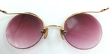 Early 1900s Western Optical P/L Orange & Dubbo Rose Coloured Glasses & Case.