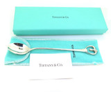 Tiffany & Co Elsa Perettri Design Sterling Silver Apple Motif Baby Feeding Spoon