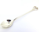 Tiffany & Co Elsa Perettri Design Sterling Silver Apple Motif Baby Feeding Spoon