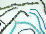 Large Job Lot Unfinished Necklaces + Some Loose Beads. Good Resale Potential !