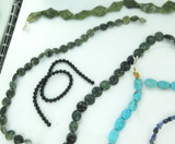 Large Job Lot Unfinished Necklaces + Some Loose Beads. Good Resale Potential !