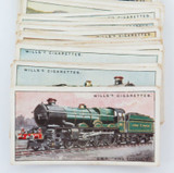 1930 Wills Cigarettes Cards “Railway Locomotives” Part Set 46/50 + Repeats.