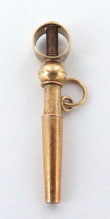 1800s / Antique 18ct Gold Ratchet Pocket Watch Key / Winder.