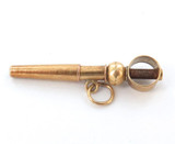 1800s / Antique 18ct Gold Ratchet Pocket Watch Key / Winder.