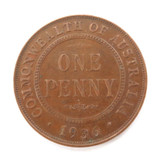Nice Grade 6 Pearls 1936 Australian Penny 1d.