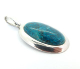 Stunning Handmade Sterling Silver & Turquoise Pendant Enhance 12.3g