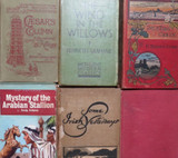 Group lot of 6 Antique Story Books incl Wind in the Willows