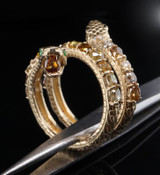 A Resplendent 2.50cttw Diamond 14ct Yellow Gold Ladies Ring Size N1/2 Val $8900