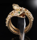 A Resplendent 2.50cttw Diamond 14ct Yellow Gold Ladies Ring Size N1/2 Val $8900