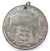 WW1 Large “Great War Peace” Double Sided White Metal Medallion.