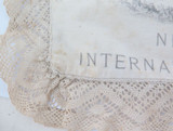 1800s Rare Unusual NSW International Expo / Queen Victoria Souvenir Pillow Case