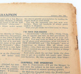 “The Champion” Boys Magazine. No. 677 Vol. XXVII Week Ending January 19th, 1935.