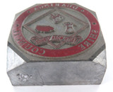 Rare Solid Metal Printers Die, Mold, Logo. Duaringa Shire Council, QLD.
