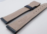 Auth. Longines 20mm Blue Leather Strap and Buckle