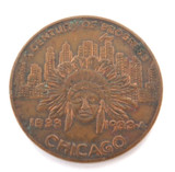 1933 Chicago Century of Progress Good Luck Token.