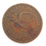 1933 Chicago Century of Progress Good Luck Token.