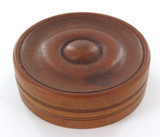 1887 Stunning QV Queen Victoria Medallion in Purpose Built Treen Container.