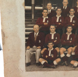 RARE 1952 Representative QLD Rugby League Team Posed Colour Photo with Names.