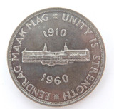 1960 South Africa 5/- 5 Shillings. 500 Silver 28.2 Grams 38.4mm