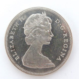 Nice Grade. 1965 Canada $1. 800 Silver 23.3 Grams 35.8mm