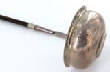 Rare 1720 George I Sterling Silver Toddy Ladle with Embedded 1720 Shilling.