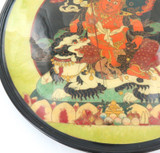 Very Large / Vintage Chinese Export Ware Sand Monolith Colourful Platter. #2