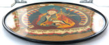 Very Large / Vintage Chinese Export Ware Sand Monolith Colourful Platter. #1