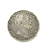 1834 English William IIII 6d Silver Coin. .925 Silver 2.7 grams 19mm.