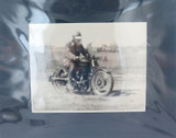 c1940s Ballarat Harley-Davidson Club Motorbike Race Large Studio Photo.