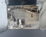 c1940s Whittlesea, Vic Motorbike Race Large Press Photo. Hill Climb.