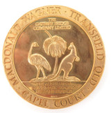 1986 Gateway Bridge, Brisbane Commemorative Medallion + COA + Cloth Bag.