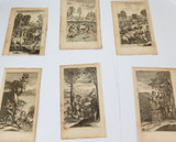 Rare Lot !! 16 x 1700s “Fables” Copperplate Engravings by P Fourdrinier.