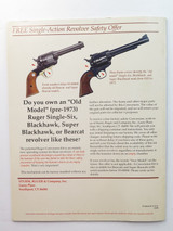 Sturm Ruger & Co 1995 Sporting Firearms Gun Catalogue