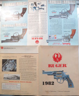 Large Ruger 1982 Retail Firearms Poster. Revolvers, Rifles, Shotguns etc.