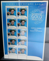 2004 Athens Olympics Australian Gold Medallists. 17 Mini Sheets Mint.