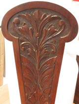 Australian Art Nouveau Edwardian Arts & Crafts Silky Oak Spinners Chair.