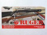 1990 Ruger Firearm Stretch Sales Brochure. Rifles, Shotguns, Pistols