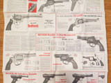 Large Ruger 1982 Catalog of Ruger Firearms Poster. Rifle, Revolvers, Pistols