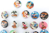 Job Lot Vintage Japanese MM TENG DA Astro Boy Badges.