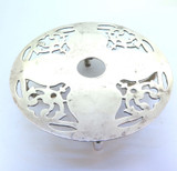 Vintage Pretty Pierced Out Silverplate Teapot Stand Diameter 11cm 109g